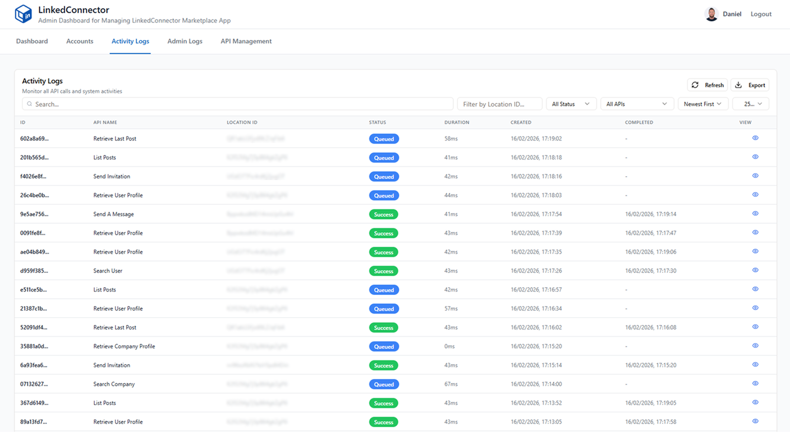 Rate Limit & Action Queue System