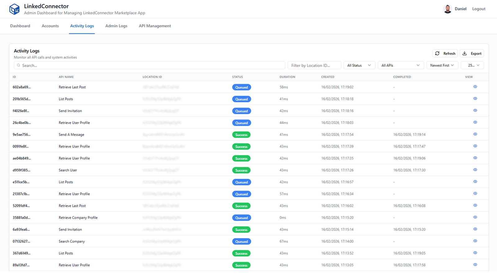 Rate Limit & Action Queue System