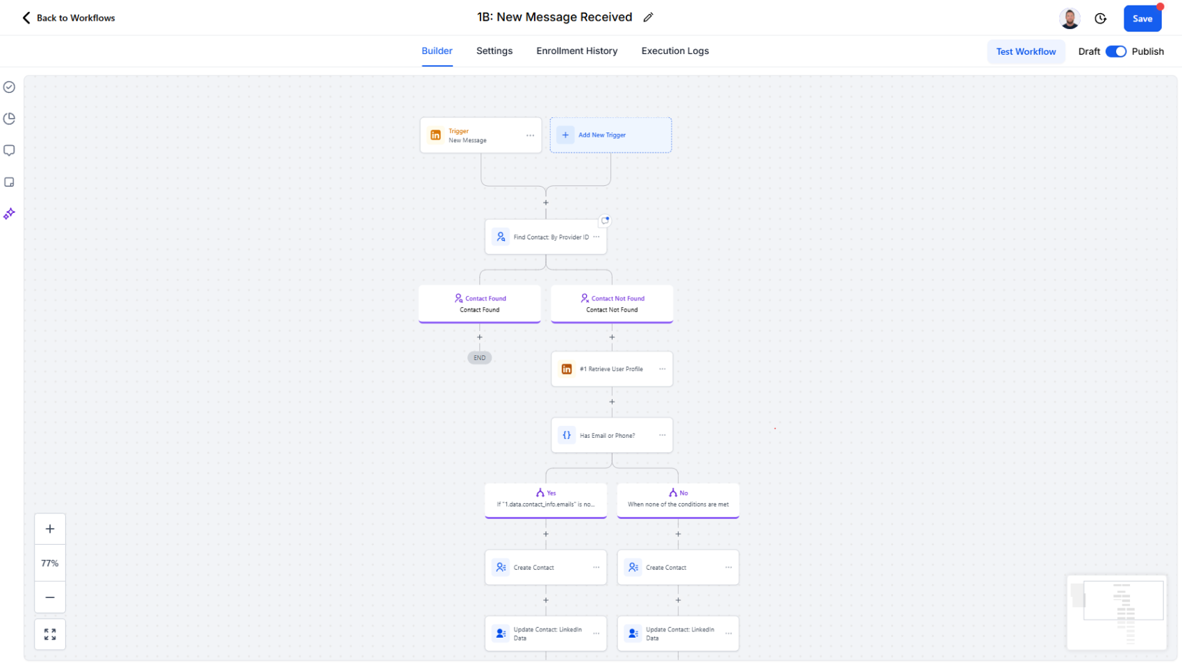 Removed Automatic Contact Creation on Message Received